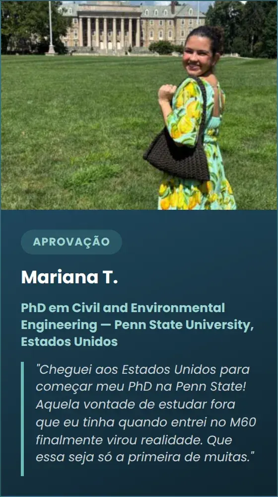 Mariana T., PhD na Penn State University